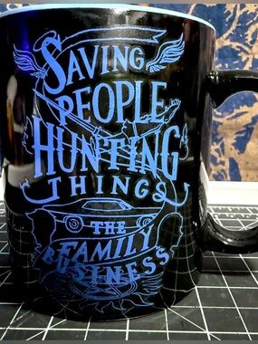 Supernatural Mug Saving People Hunting Things.. the Family Business